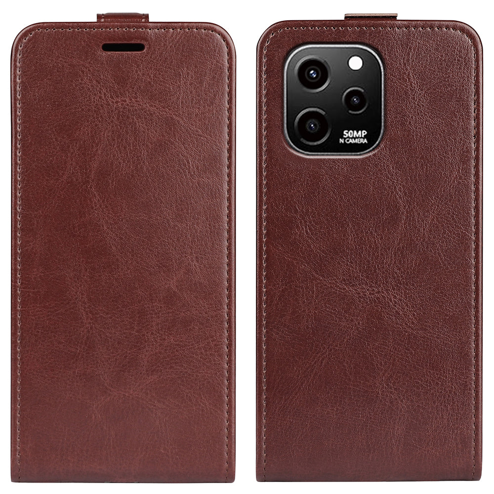 For Huawei nova Y61 4G Vertical Flip PU Leather Protective Cover Card Holder Crazy Horse Texture Magnetic Clasp Shockproof Phone Case For Huawei nova Y61 4G Vertical Flip PU Leather Protective Cover Card Holder Crazy Horse Texture Magnetic Clasp Shockproof Phone Case